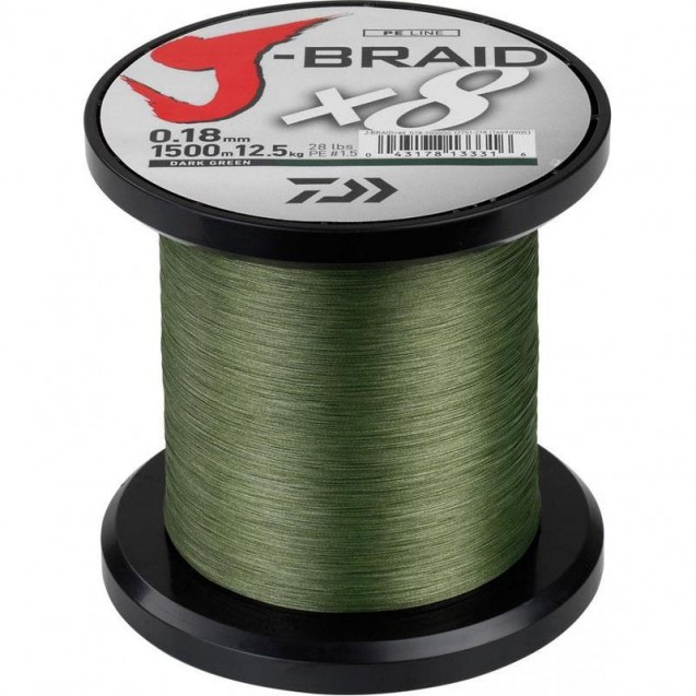 20lb JBraid Braided Line 1500m Daiwa